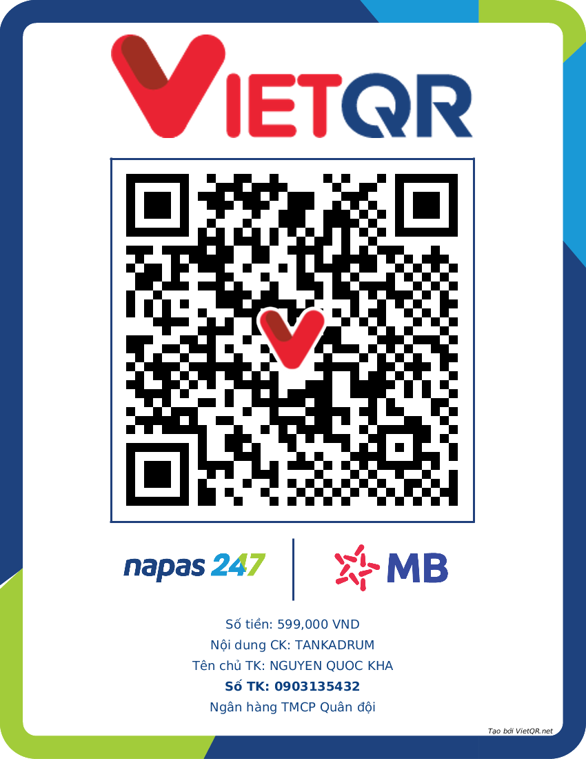 Mã QR Thanh toán Tankadrum